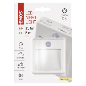 EMOS LED Nightlight P3319, PIR + senzor de noapte 1456000160