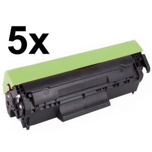 Toner 5 x HP CF283X (83X), pachet de cinci, negru (black), alternativ