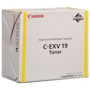 Toner Canon C-EXV19Y, galben (yellow), original