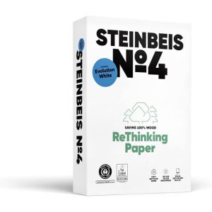Hârtie de copiere Steinbeis №4 reciclată A4, 80g CIE 135
