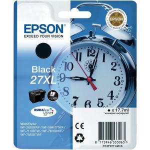 Cartuş Epson T2711 (27XL), C13T27114012, negru (black), original