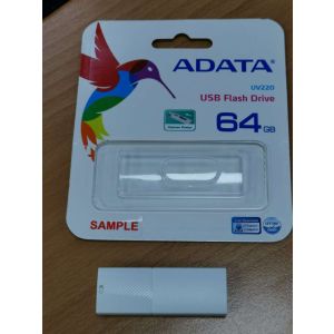ADATA UV220/64GB/USB 2.0/USB-A/Alb AUV220-64G-RWHGY