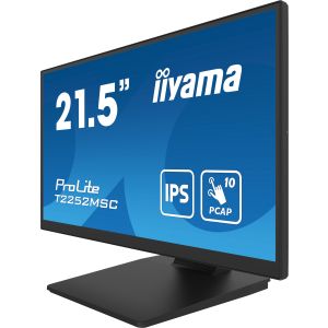 LCD de 22 inchi iiyama T2252MSC-B2: IPS, FHD, 10P, DP, HDMI T2252MSC-B2