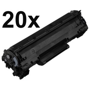 Toner 20 x HP CE278A (78A), pachet de douăzeci de bucăți, negru (black), alternativ