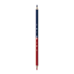 Creion MILAN triunghiular față-verso roșu-albastru