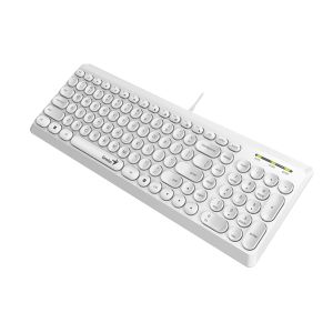 Tastatură Genius SlimStar Q200 albă 31310020413
