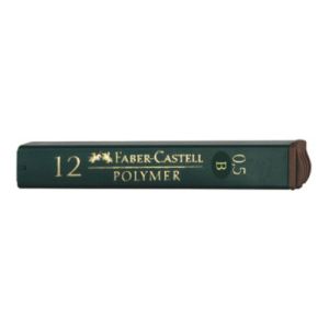 Creioane grafit FABER-CASTELL B / 0,5 mm, 12 buc