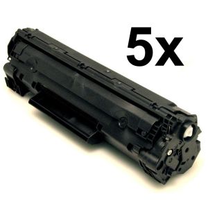 Toner Canon 725, CRG-725, pachet de cinci, negru (black), alternativ