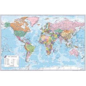 Covoraș de masă KARTON PP cu harta lumii 40x60cm