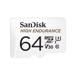 Adaptor SanDisk High Endurance/micro SDXC/64GB/100MBps/UHS-I U3/Clasa 10/+ SDSQQNR-064G-GN6IA