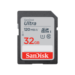 SanDisk Ultra/SDHC/32GB/120MBps/UHS-I U1/Clasa 10/Negru SDSDUN4-032G-GN6IN
