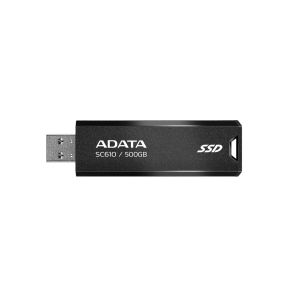ADATA SC610/500GB/SSD/Extern/Negru/5R SC610-500G-CBK/RD