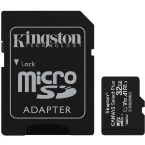Adaptor Kingston Canvas Select Plus A1/micro SDHC/32GB/100MBps/UHS-I U1/Clasa 10/+ SDCS2/32GB