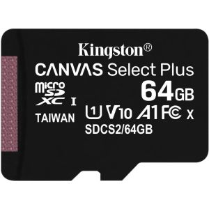 Kingston Canvas Select Plus A1/micro SDXC/64GB/100MBps/UHS-I U1 / Clasa 10 SDCS2/64GBSP
