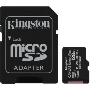 Adaptor Kingston Canvas Select Plus A1/micro SDXC/128GB/100MBps/UHS-I U1/Clasa 10/+ SDCS2/128GB