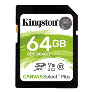 Kingston Canvas Select Plus U1/SDXC/64GB/100MBps/UHS-I U1 / Clasa 10 SDS2/64GB