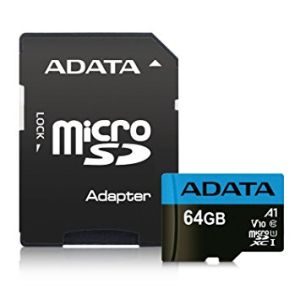 Adaptor Adata/micro SDHC/64GB/100MBps/UHS-I U1/Clasa 10/+ AUSDX64GUICL10A1-RA1