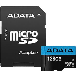 Adaptor Adata/micro SDXC/128GB/100MBps/UHS-I U1/Clasa 10/+ AUSDX128GUICL10A1-RA1