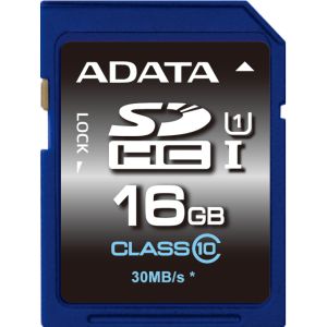 Adata/SDHC/16GB/50MBps/UHS-I U1 / Clasa 10 ASDH16GUICL10-R