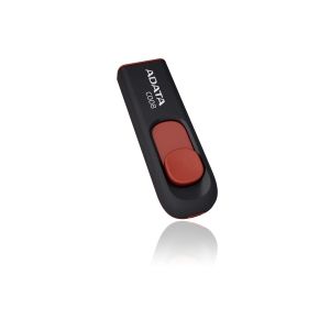 64 GB USB ADATA C008 negru / roșu (imprimat) AC008-64G-RKD