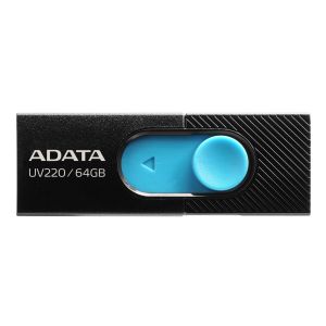 ADATA UV220/64GB/USB 2.0/USB-A/Negru AUV220-64G-RBKBL
