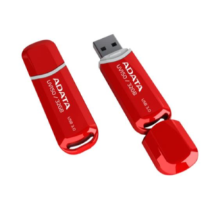 ADATA UV150/32GB/90MBps/USB 3.0/USB-A/Roșu AUV150-32G-RRD
