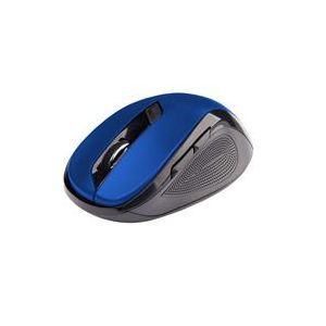 Mouse C-TECH WLM-02/Ergonomic/Optic/USB fără fir/Negru-Albastru WLM-02B