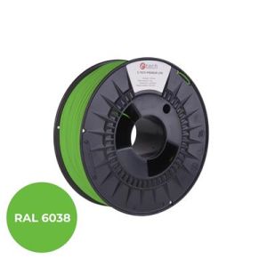 Snur de imprimare (filament) C-TECH PREMIUM LINE, PETG, verde luminiscent, RAL6038, 1,75 mm, 1 kg 3DF-P-PETG1.75-6038