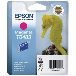 Cartuş Epson T0483, purpuriu (magenta), original
