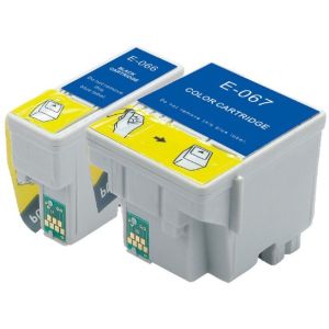 Cartuş Epson T066 + T067, pachet de două, multipack, alternativ