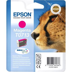 Cartuş Epson T0713, purpuriu (magenta), original