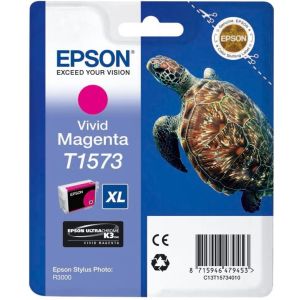 Cartuş Epson T1573, purpuriu (magenta), original