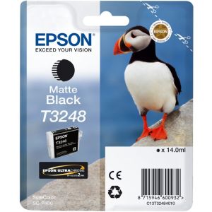 Cartuş Epson T3248, negru mat (matte black), original
