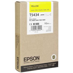 Cartuş Epson T5434, galben (yellow), original