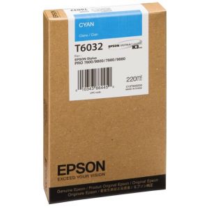Cartuş Epson T6032, azuriu (cyan), original