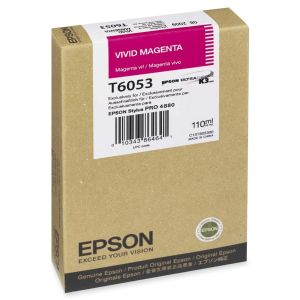 Cartuş Epson T6053, purpuriu (magenta), original