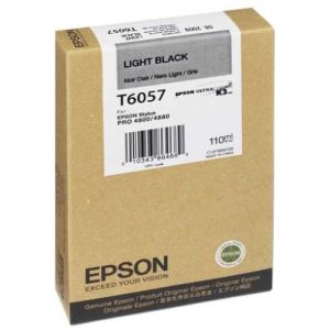 Cartuş Epson T6057, negru deschis (light black), original