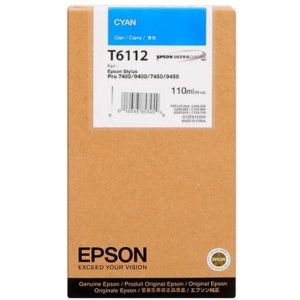 Cartuş Epson T6112, azuriu (cyan), original