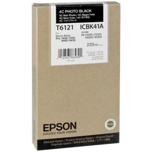 Cartuş Epson T6121, foto neagră (photo black), original