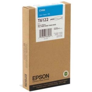 Cartuş Epson T6122, azuriu (cyan), original