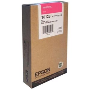Cartuş Epson T6123, purpuriu (magenta), original