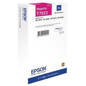 Cartuş Epson T7553 XL, purpuriu (magenta), original