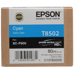 Cartuş Epson T8502, azuriu (cyan), original