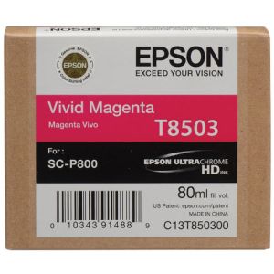 Cartuş Epson T8503, purpuriu (magenta), original
