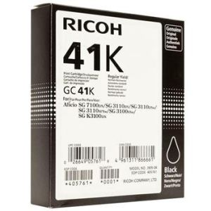 Cartuş Ricoh GC41K, 405765, negru (black), original