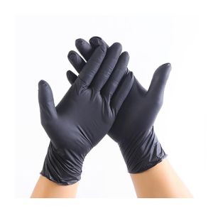 Mănuși chirurgicale nitril negre, fără pudră S 100 buc