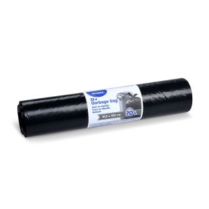 Sac de gunoi (LDPE) negru 57,5 x 100 cm 70L [25 buc]