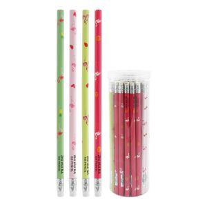 Creion HB grafit cu radier Flamingo, mix/4 modele