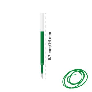 Gel de reumplere MILAN Gel Touch 0,7 mm - verde