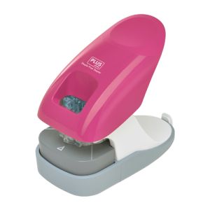 Stapler PLUS Paper Clinch SL-112A-EU (pentru 10 coli), roz